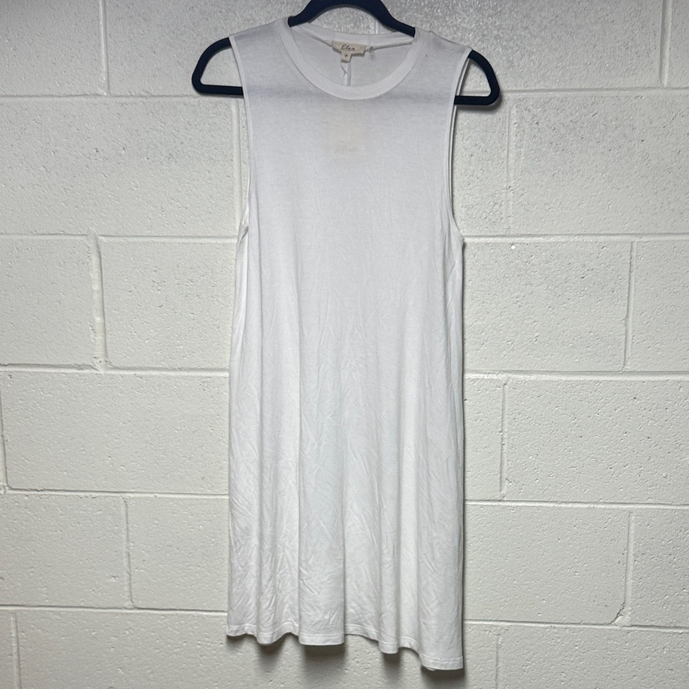 Elan White Sleeveless Tshirt Dress - Picture 6 of 11